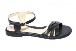 Sandale copii  - Sandale fete piele 121.9 negru 34-41