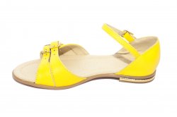 Sandale copii  - Sandale fete piele 1377 galben 26-36