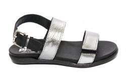 Sandale copii - Sandale fete pj shoes Corso argintiu 27-36