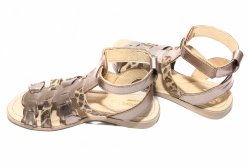 Sandale copii  - Sandale fete pj shoes Dixie auriu