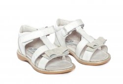 Sandale copii - Sandale fete pj shoes Eva alb