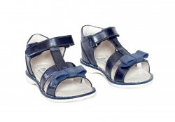 Sandale copii  - Sandale fete pj shoes Eva albastru