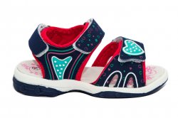 Sandale copii  - Sandale fete vara super gear 480 blu roz 24-30