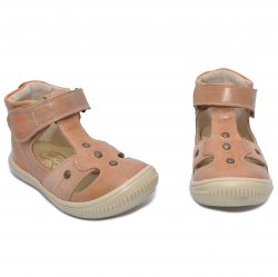 Sandale copii  - Sandale ortopedice copii hokide 273 bej maro port 18-25