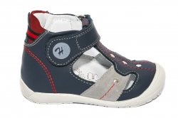 Sandale copii - Sandale ortopedice copii hokide 273 blu rosu 18-24