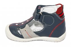 Sandale copii - Sandale ortopedice copii hokide 273 blu rosu 18-24