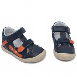 Sandale copii - Sandalute baieti flexibile hokide 386 blu port 18-25
