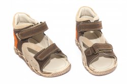 Sandale copii  - Sandalute copii hokide 276 bej maro 18-25