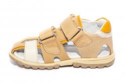 Sandale copii  - Sandalute copii hokide picior lat 357 cafe 22-27