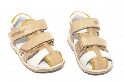 Sandale copii  - Sandalute copii hokide picior lat 357 cafe 22-27