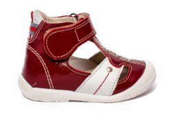 Sandale copii - Sandalute copii ortopedice hokide 273 bordo lac 18-24