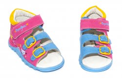 Sandale copii  - Sandalute fete 138 fuxia blue 24 -29