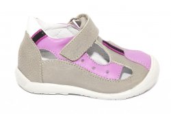Sandale copii  - Sandalute fete hokide 139 gri roz 18-24
