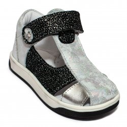 Sandale copii - Sandalute fete piele pj shoes Pablo bronz lux 18-26