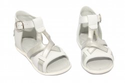 Sandale copii - Sandalute fetite hokide 313 alb 18-24