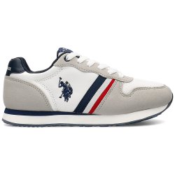 Pantofi sport copii  - Sneakers copii U.S. POLO ASSN Sand alb 26-40