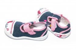 Tenisi copii  - Tenisi fete 1738 jeans roz 20-25