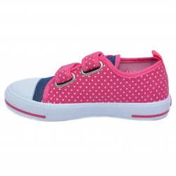 Tenisi copii  - Tenisi fete cu brant din piele 19018 fuxia 30-36