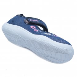 Tenisi copii  - Tenisi fete cu brant din piele 20-003 jeans 25-31