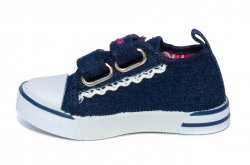 Tenisi copii - Tenisi fete textil spuer gear 1118 blu roz 20-25