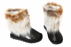 Ugg-uri copii - Ugg-ri copii piele Milano negru new