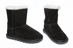 Ugg-uri copii  - Ugg-uri copii piele milano 4 negru 27-36