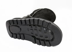 Ugg-uri copii - Ugg-uri copii piele milano 4 negru alb 24-36