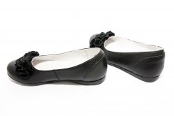 Pantofi balerini copii  - Balerini copii hokide 272 negru floare