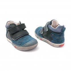 Ghete copii  - Ghete copii piele 557 albastru