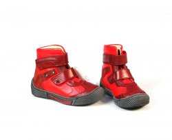Ghete copii  - Ghete copii Pj Shoes Kiro rosu