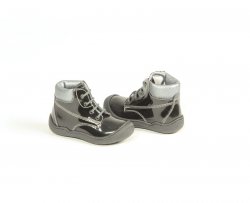 Ghete copii  - Ghetute copii piele Pj Shoes Luca negru 20-26