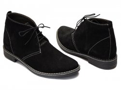 Ghete barbati - Ghete barbati piele 12 negru 36-46
