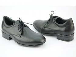 Pantofi copii - Pantofi copii din piele eleganti 1308 negru