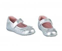Pantofi balerini copii  - Pantofi copii Pj Shoes picco argintiu