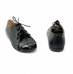 Pantofi copii - Pantofi fete scoala 533 negru lac new