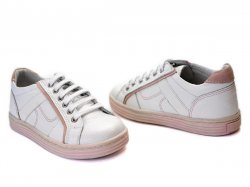 Pantofi sport copii  - Pantofi pentru fete hokide 288 alb
