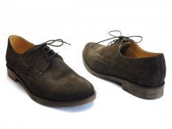 Pantofi barbati - Pantofi barbati piele intoarsa 9 maro 36-46