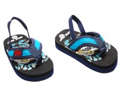 Papuci copii  - Papuci baieti 8832 blu