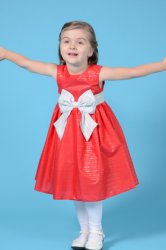 Rochii fete  - Rochii fetite elegante 1252 rosu