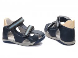 Sandale copii - Sandale baieti PJ Shoes Mario blu