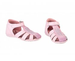 Sandale copii  - Sandale fete Pj Shoes Isa roz