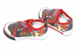 Tenisi copii  - Tenisi copii 9936 gri rosu