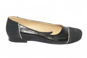 Balerini dama piele naturala 026 negru pipit 34-41