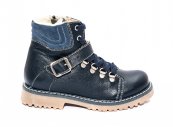Bocancei iarna copii blana hokide 346 blu 26-37