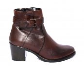Botine dama piele si blana Bata F356 dark chocolate 35-41