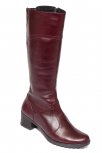 Cizme dama hape piele vatuite 219 bordo 34-41
