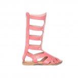 Cizme fete de vara piele pj shoes Gladiator roz 27-36