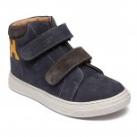 Ghete baieti cu talonet din piele hokide 417 blu galben 26-30