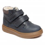 Ghete baieti din piele cu blana hokide 412 blumarin B 26-30