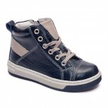 Ghete baieti din piele hokide 441 blumarin gri 26-37